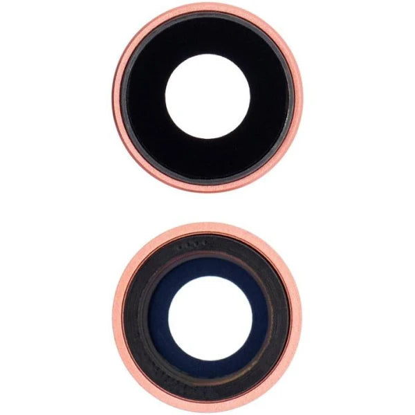 Rear Camera Lens with Bezel for iPhone XR-Coral Rear Camera Lens with Bezel for iPhone XR-Coral